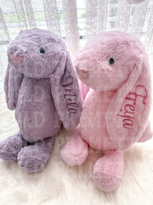 PERSONALIZED EMBROIDERED BUNNY