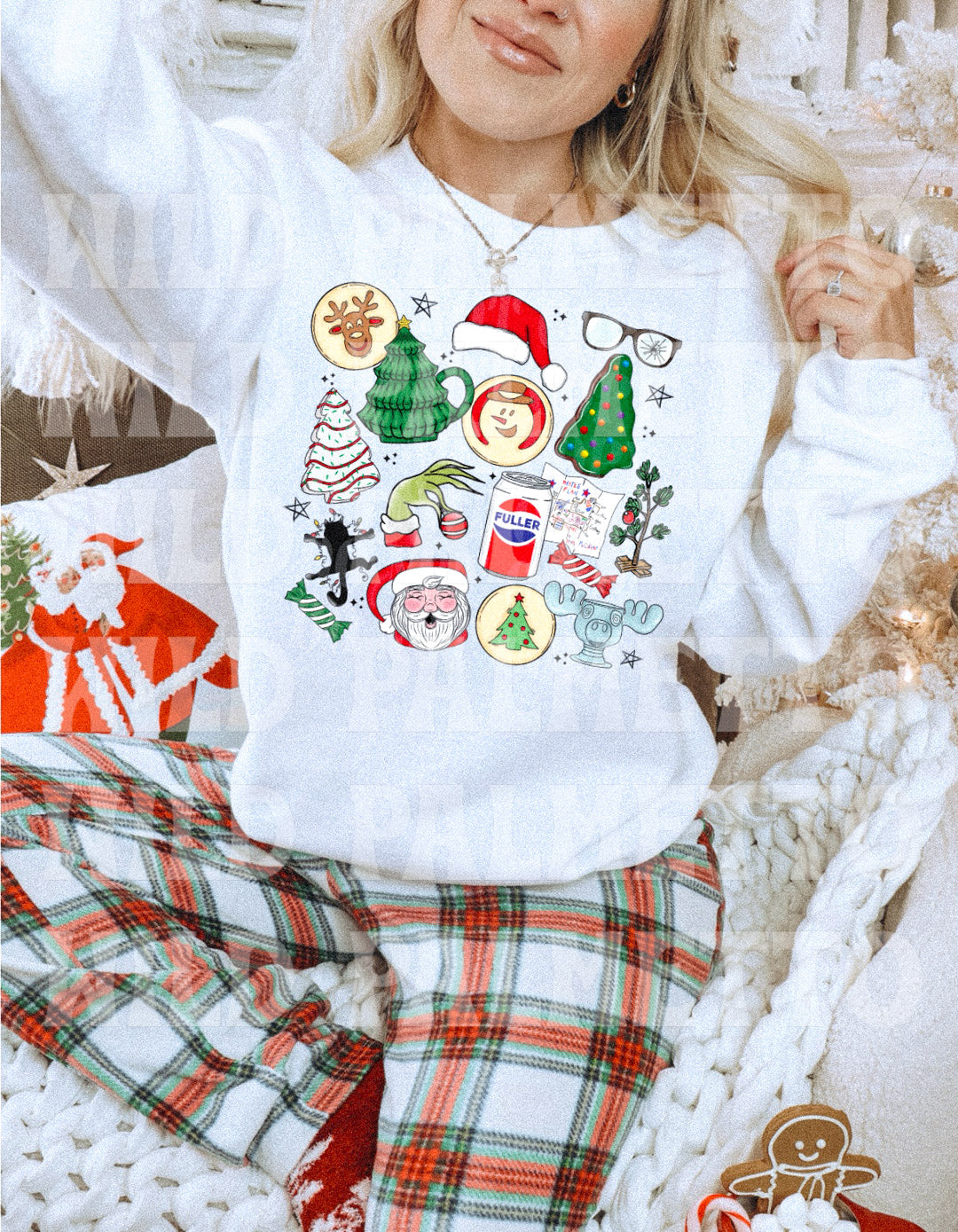 CHRISTMAS MOVIE COLLAGE SWEATSHIRT