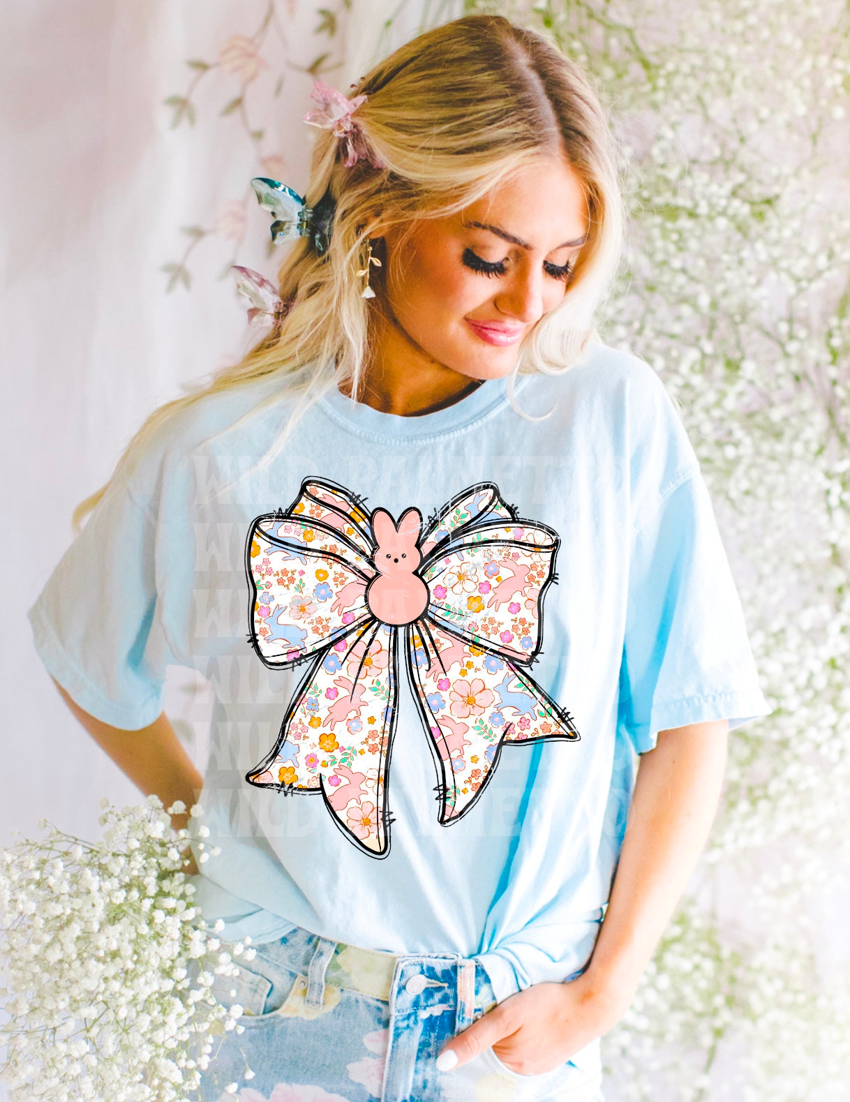 EASTER BOW TEE