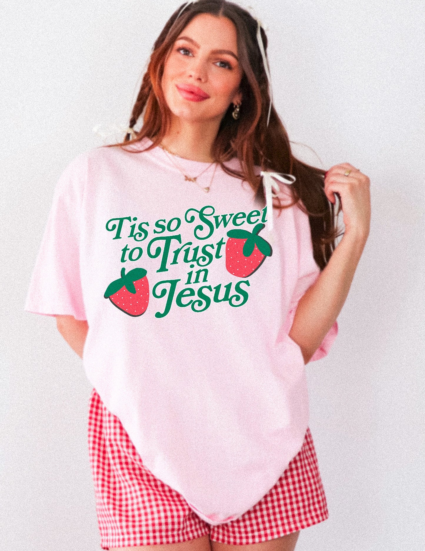 TIS SO SWEET TO TRUST IN JESUS TEE
