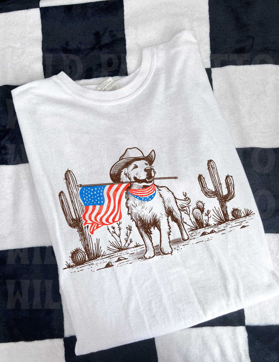 PATRIOTIC DOG TEE