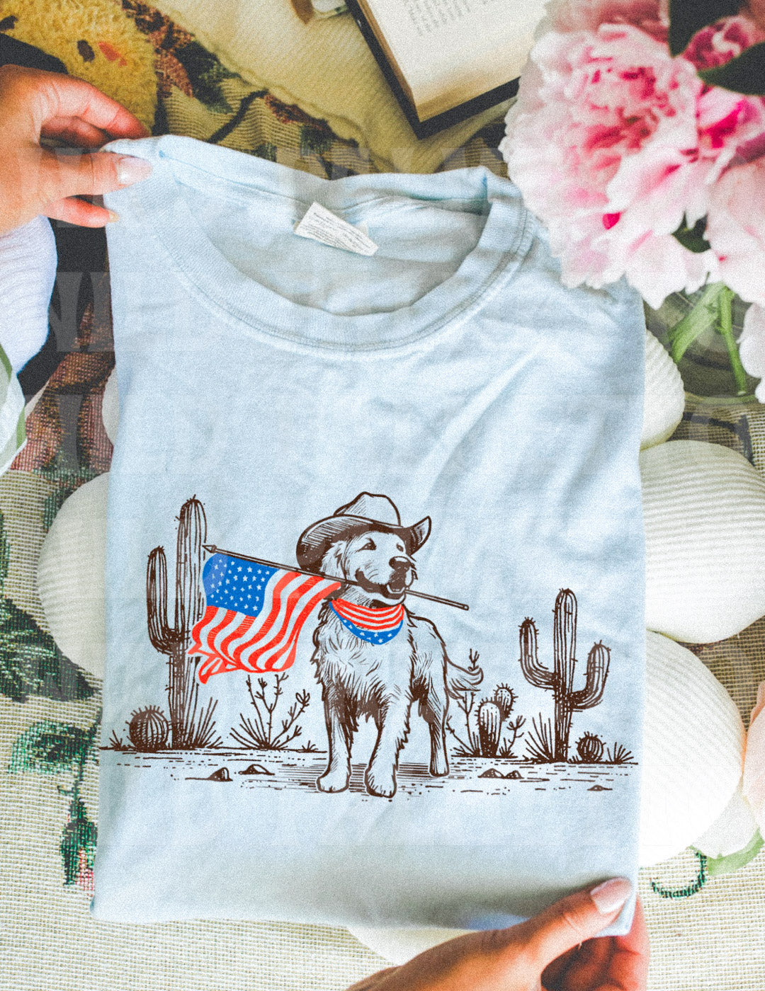 PATRIOTIC DOG TEE