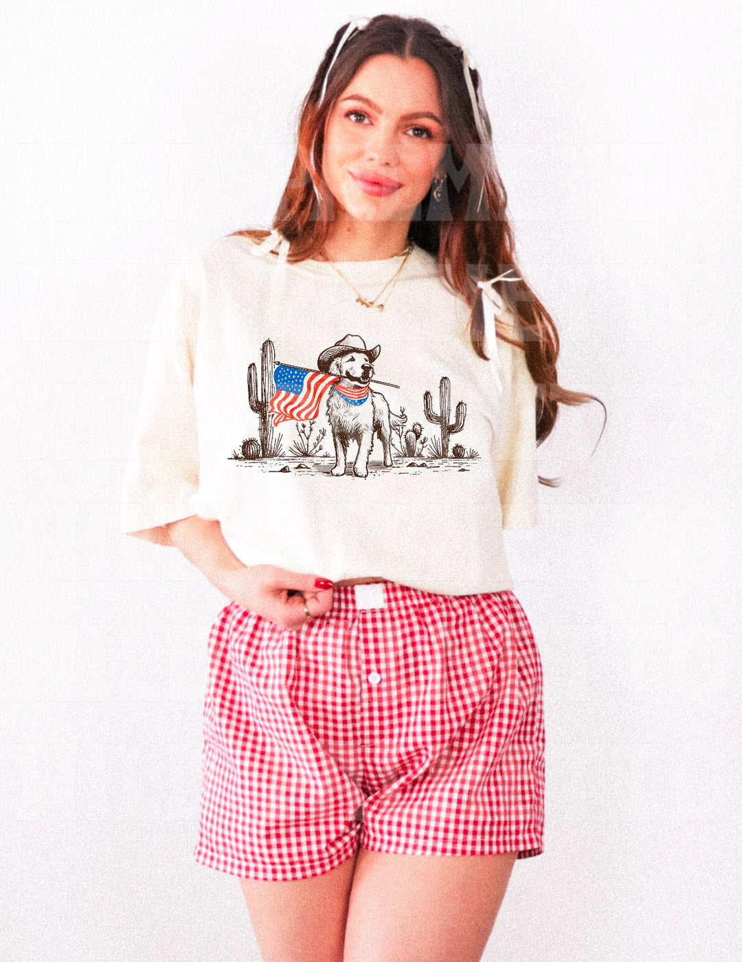 PATRIOTIC DOG TEE