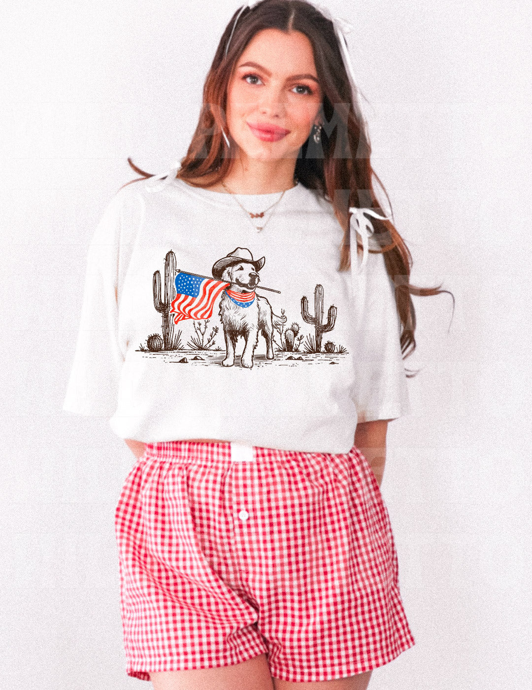 PATRIOTIC DOG TEE