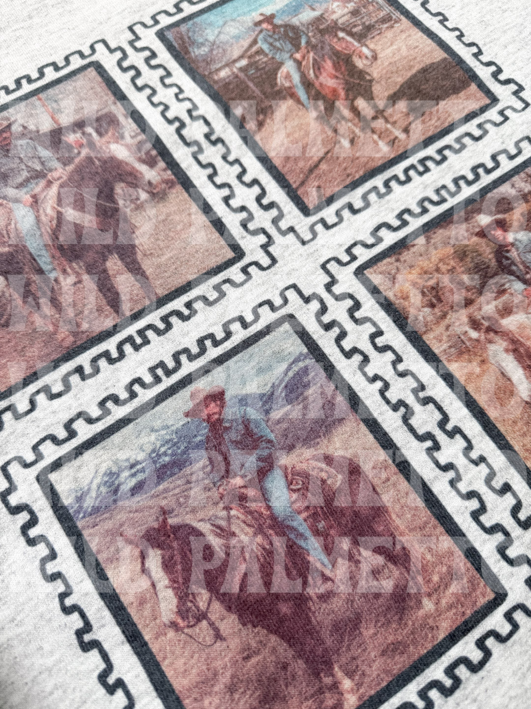 COWBOY STAMPS SWEATSHIRT