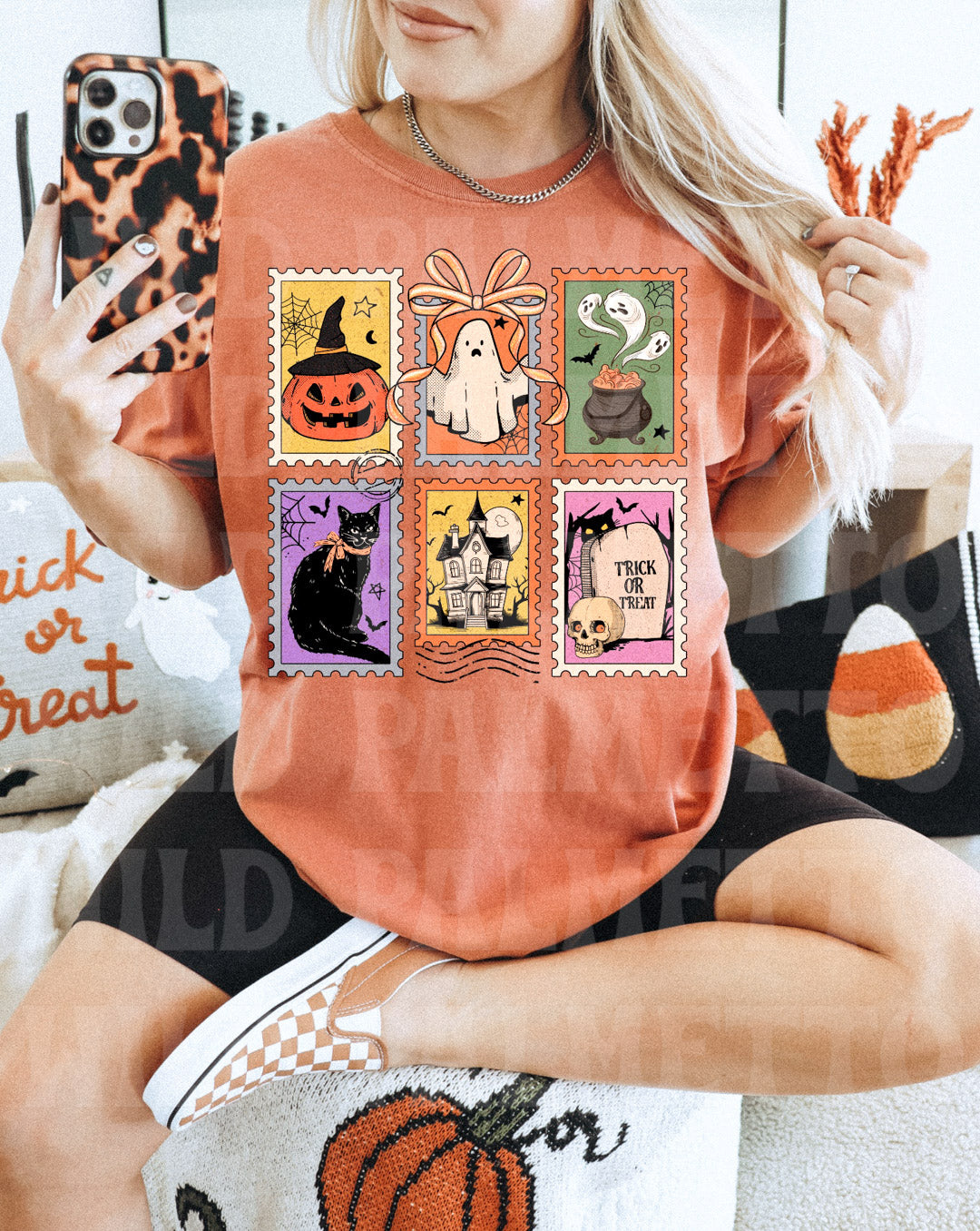 HALLOWEEN STAMPS TEE