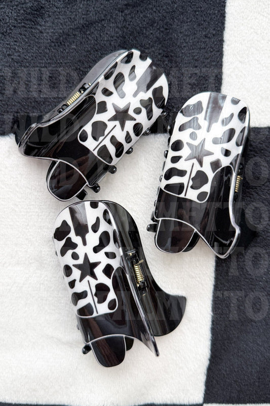 COWGIRL BOOT HAIR CLAW