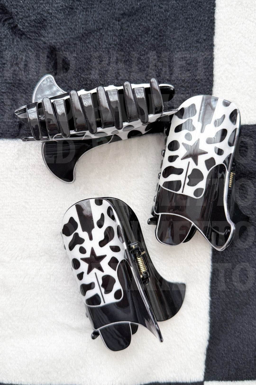 COWGIRL BOOT HAIR CLAW