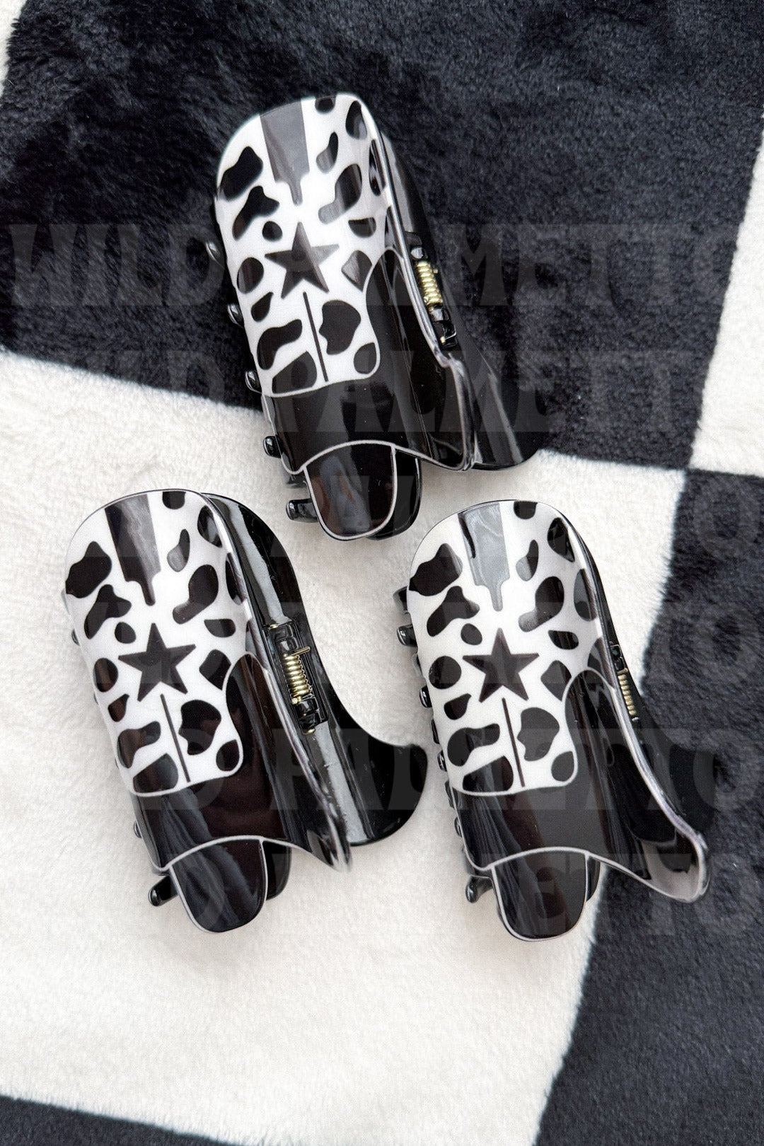 COWGIRL BOOT HAIR CLAW