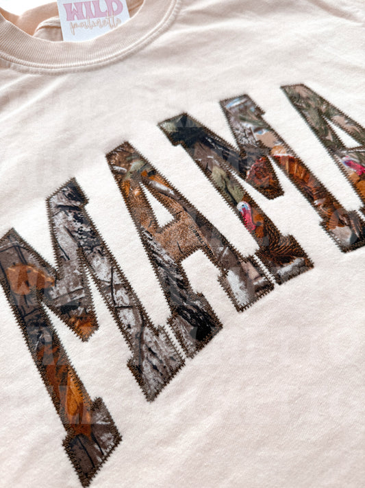 MAMA EMBROIDERED TEE *CUSTOMIZABLE*
