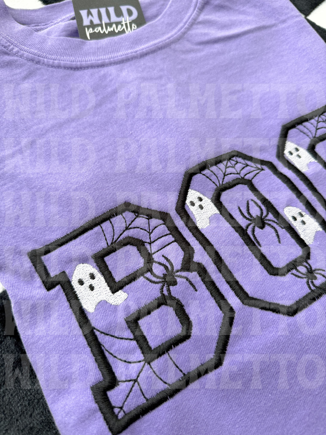 BOO EMBROIDERED TEE