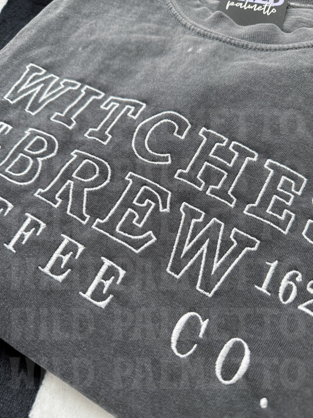 WITCHES BREW EMBROIDERED TEE