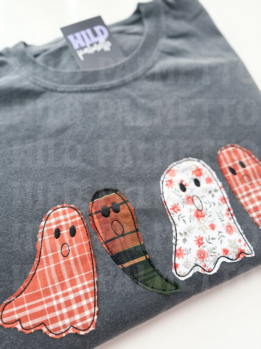 GHOST EMBROIDERED TEE