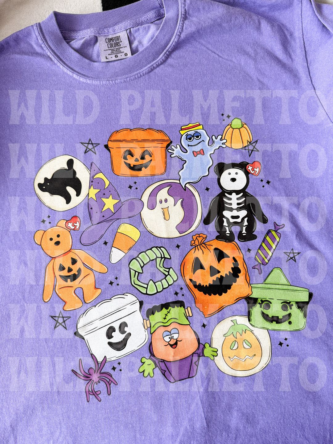 *IMPERFECT SALE* 90'S HALLOWEEN COLLAGE TEE L | READY TO SHIP