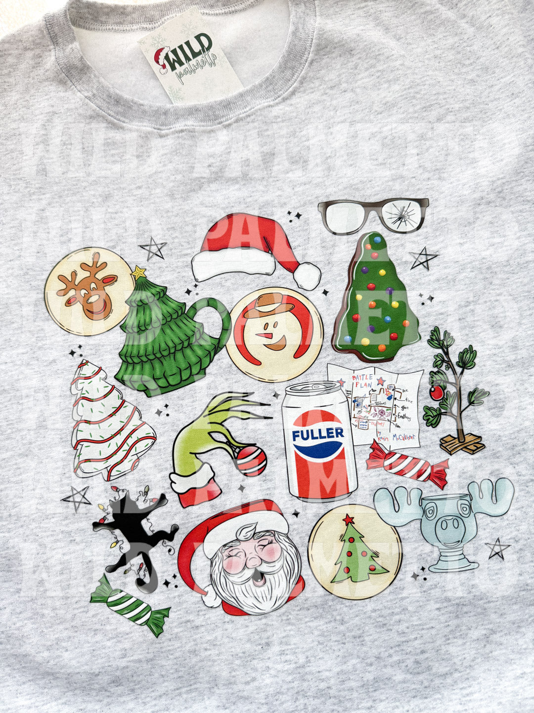 CHRISTMAS MOVIE COLLAGE SWEATSHIRT