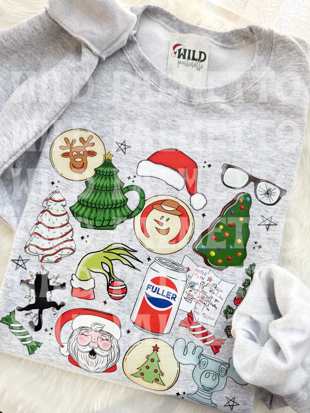 CHRISTMAS MOVIE COLLAGE SWEATSHIRT