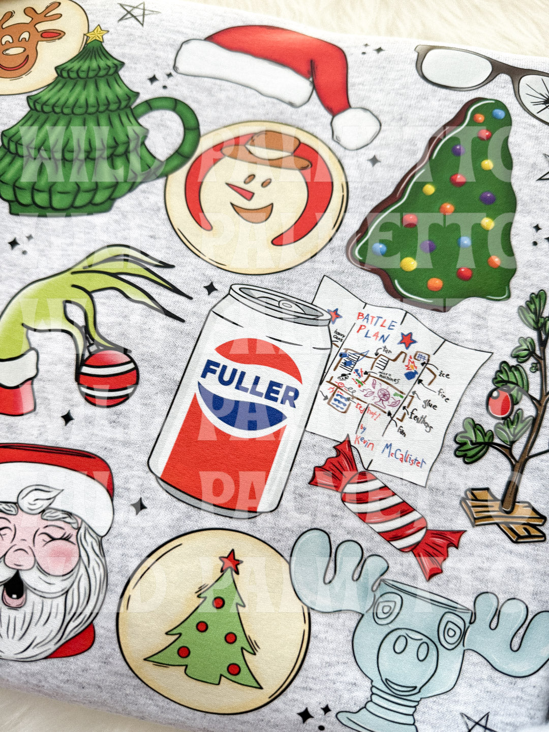 CHRISTMAS MOVIE COLLAGE SWEATSHIRT
