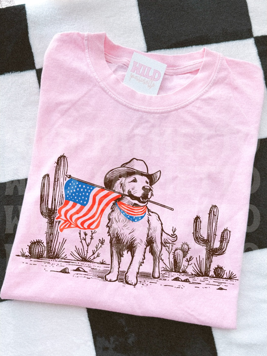 PATRIOTIC DOG TEE
