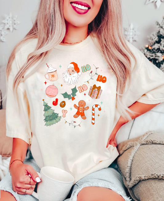 CHRISTMAS COLLAGE TEE