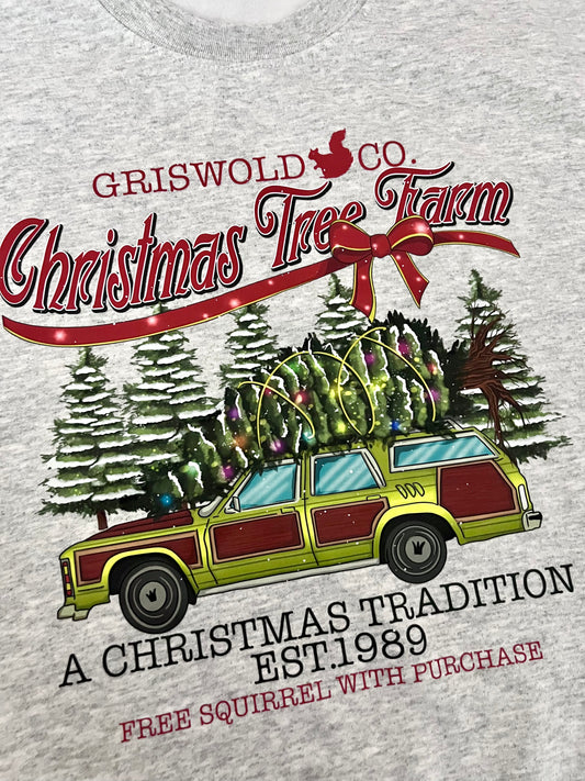 *IMPERFECT SALE* CHRISTMAS TREE FARM SWEATSHIRT 2XL | READY TO SHIP