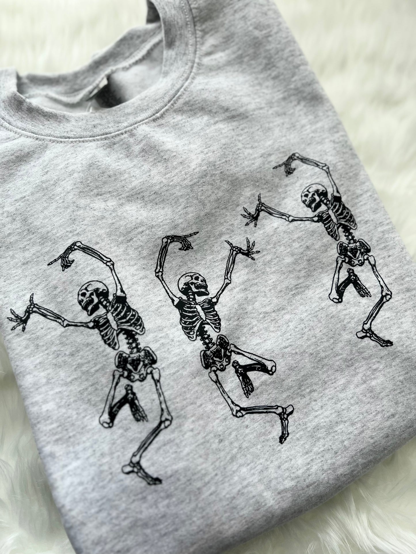 DANCING SKELETONS SWEATSHIRT S | READY TO SHIP