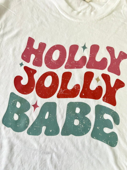 *IMPERFECT SALE* HOLLY JOLLY BABE TEE 2XL | READY TO SHIP