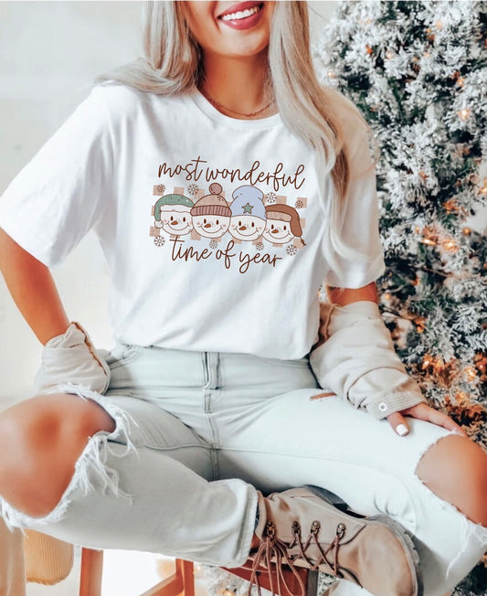 MOST WONDERFUL SNOWMEN TEE