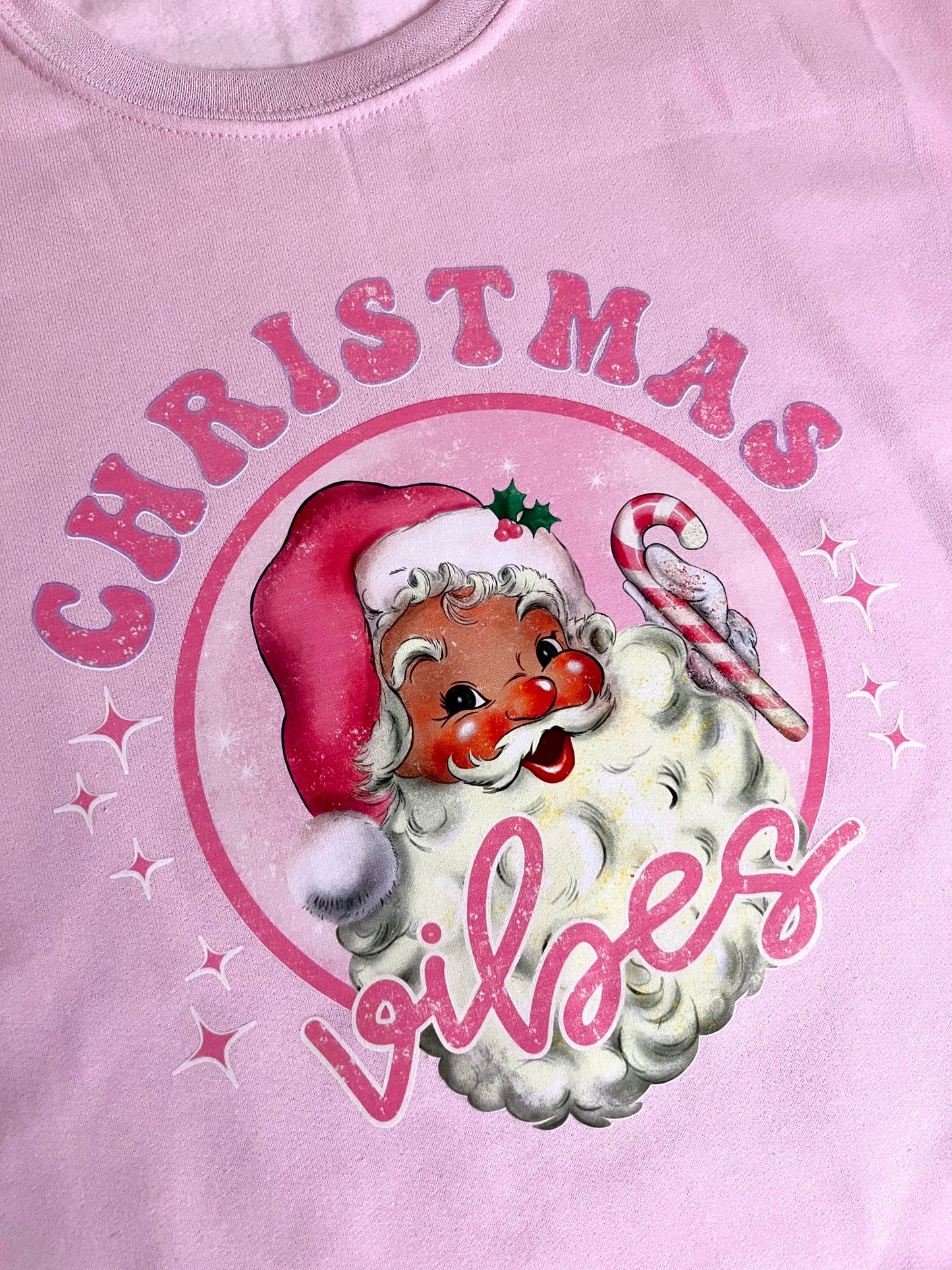 *IMPERFECT SALE* CHRISTMAS VIBES SWEATSHIRT M | READY TO SHIP