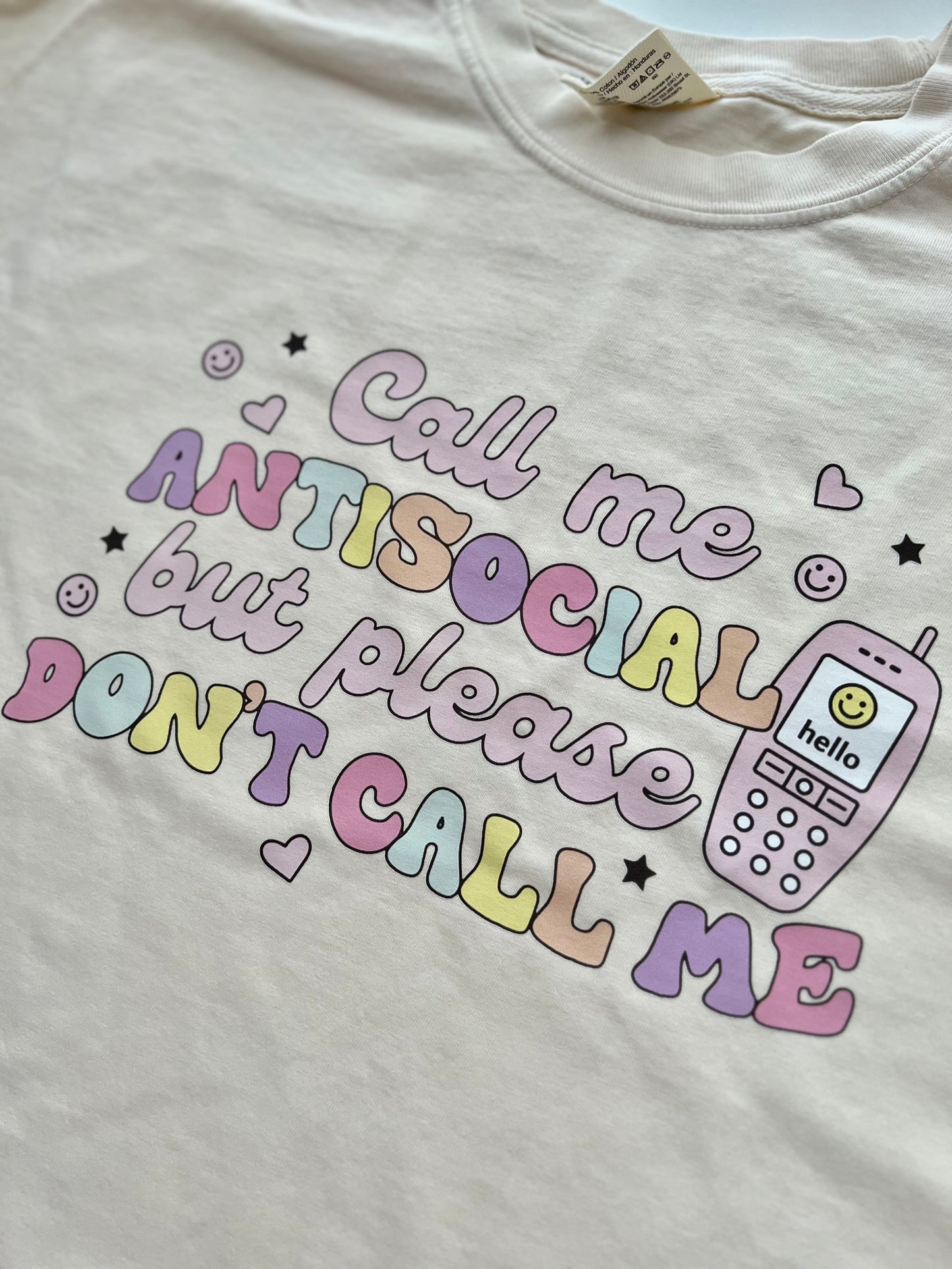 CALL ME ANTISOCIAL TEE