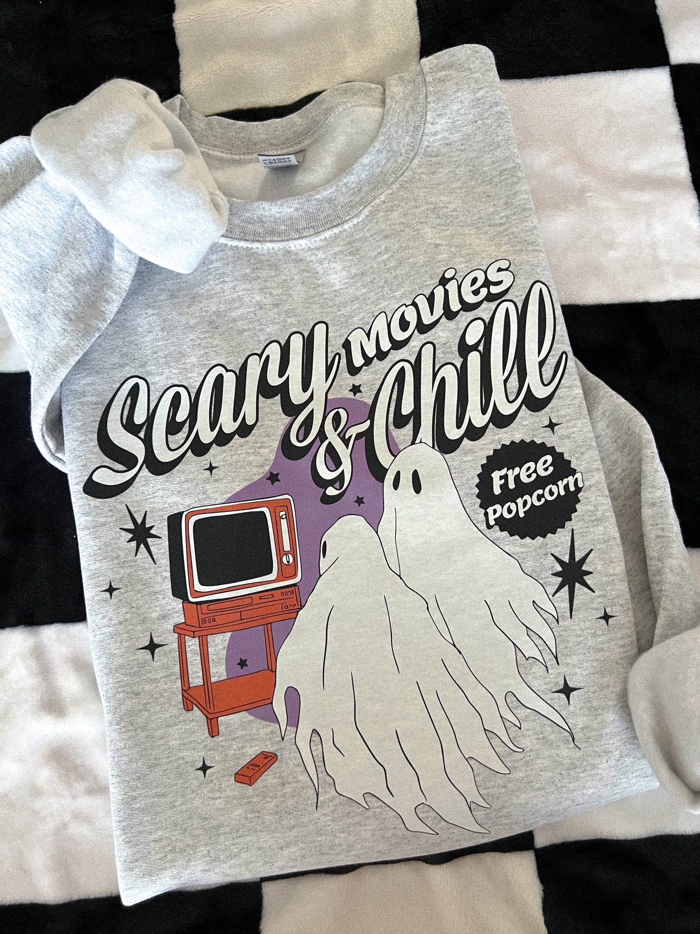 SCARY MOVIES & CHILL SWEATSHIRT