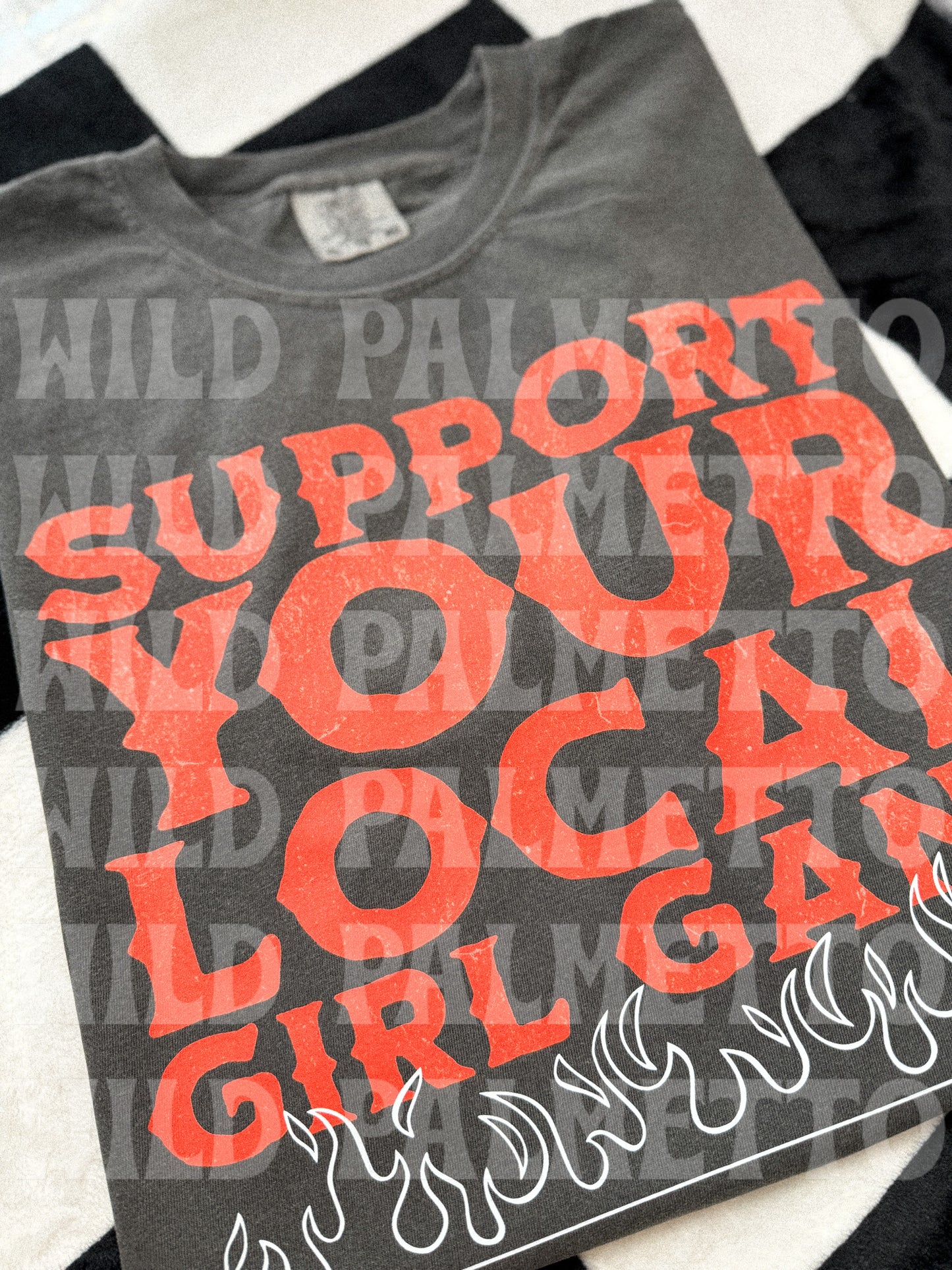 SUPPORT YOUR LOCAL GIRL GANG TEE XL | READY TO SHIP