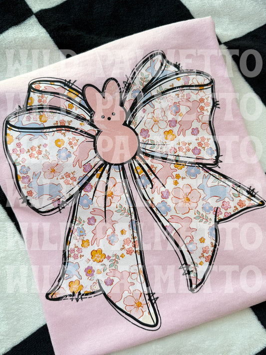 EASTER BOW TEE L | READY TO SHIP