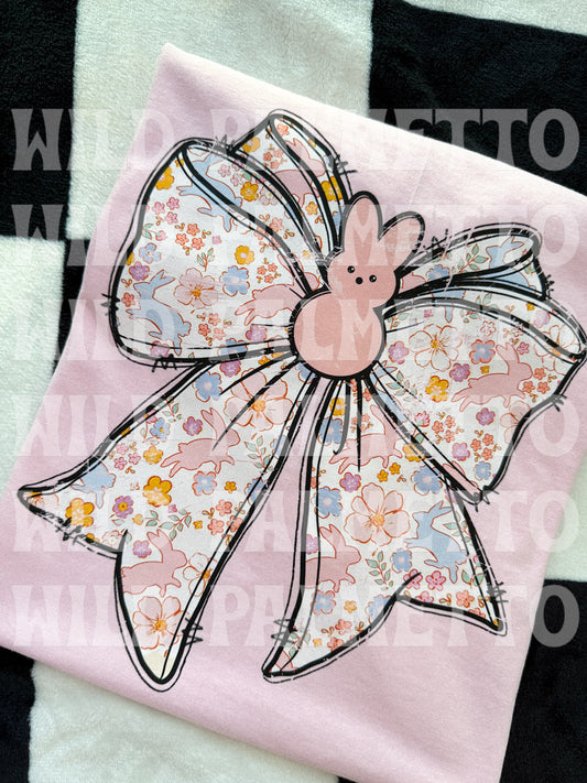 EASTER BOW TEE L | READY TO SHIP