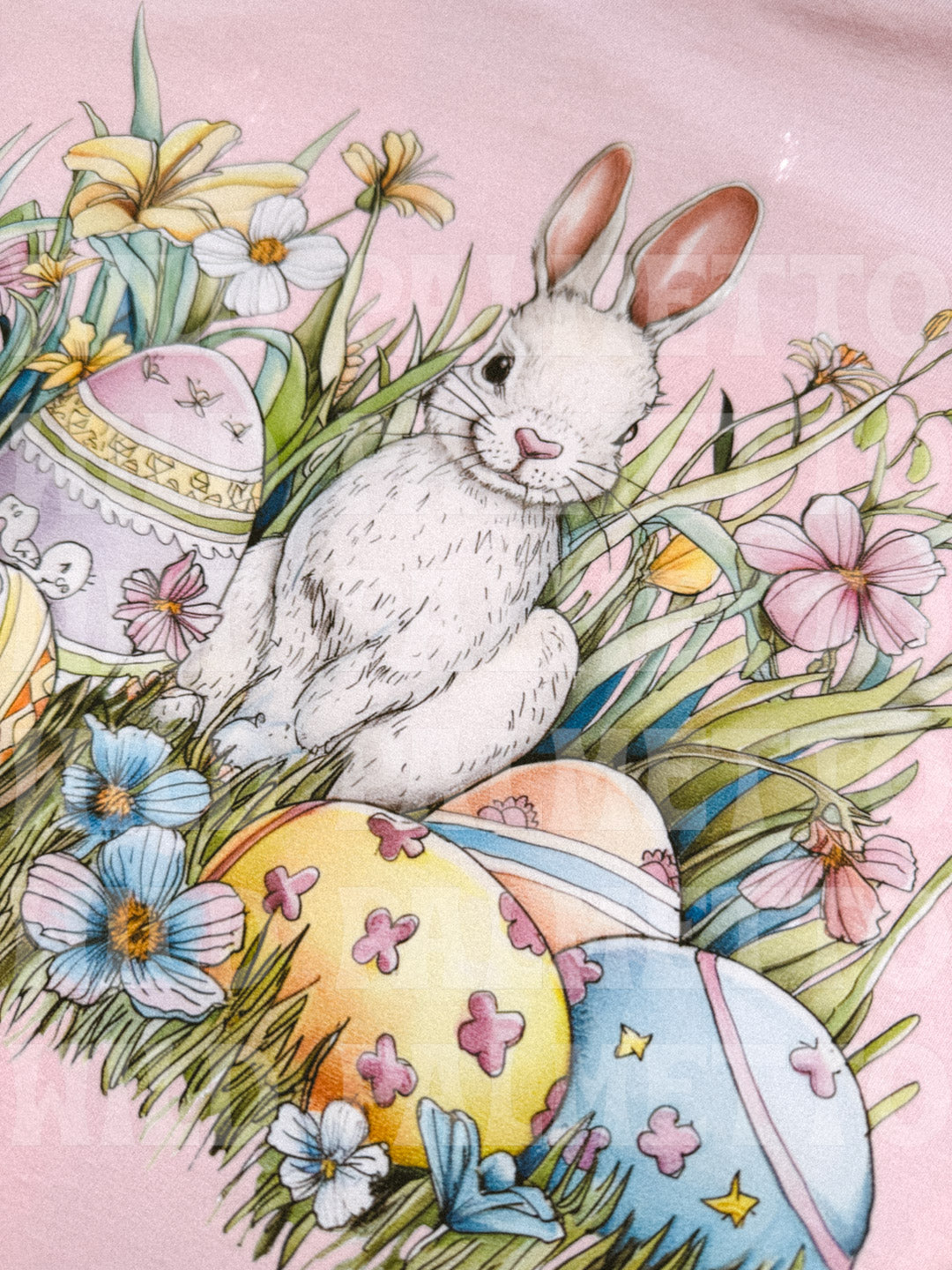 BUNNY IN A FIELD EASTER TEE XL | READY TO SHIP