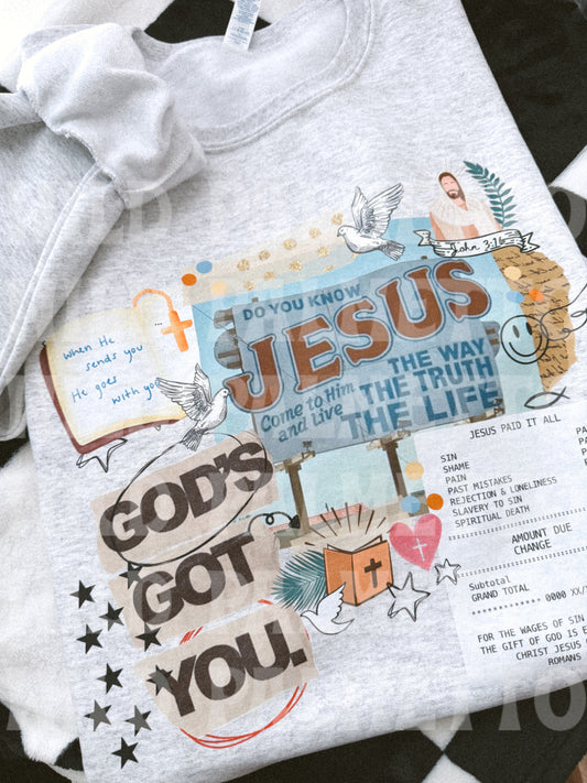 GOD'S GOT YOU SWEATSHIRT XL | READY TO SHIP