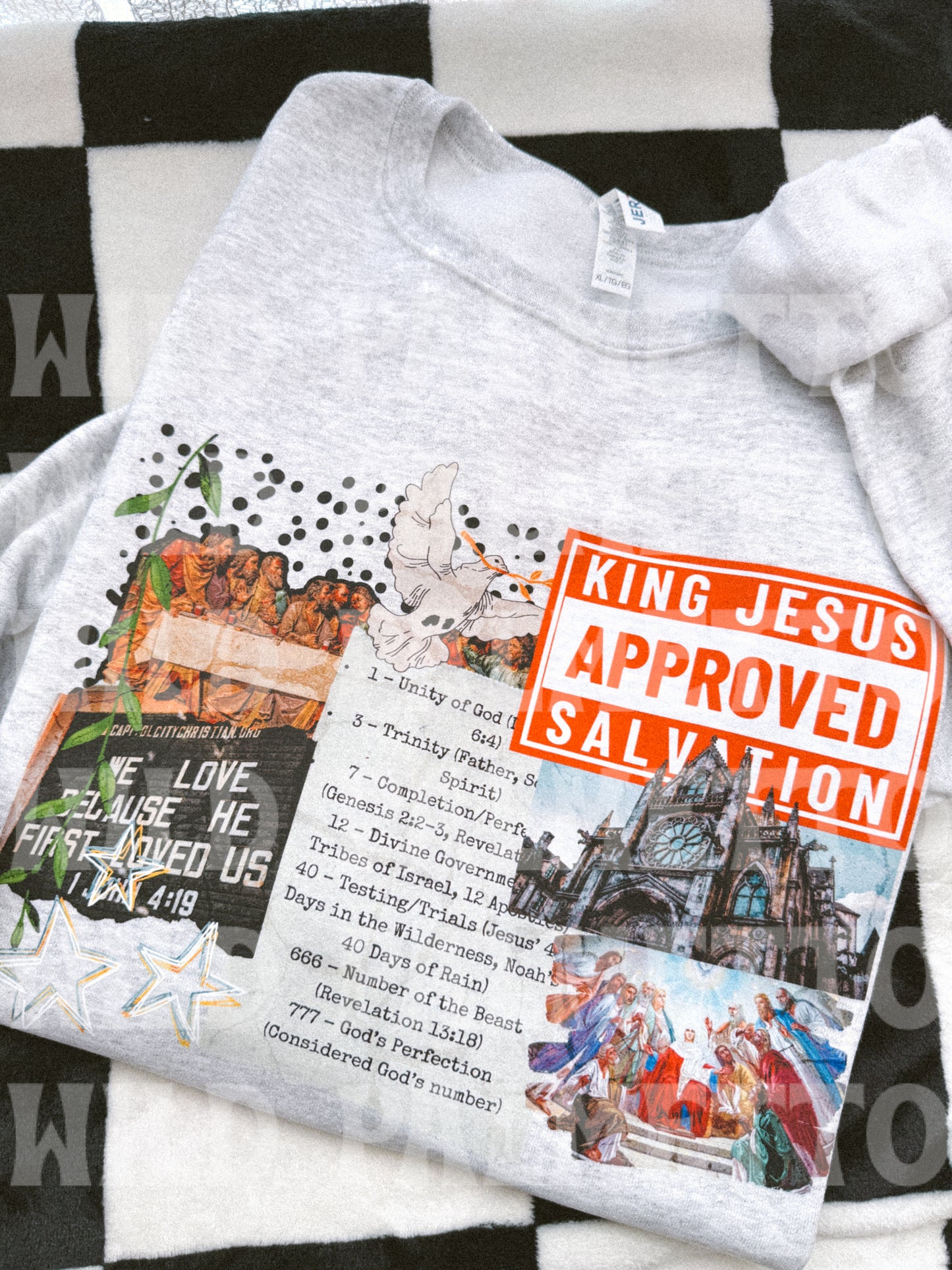KING JESUS APPROVED SWEATSHIRT XL | READY TO SHIP