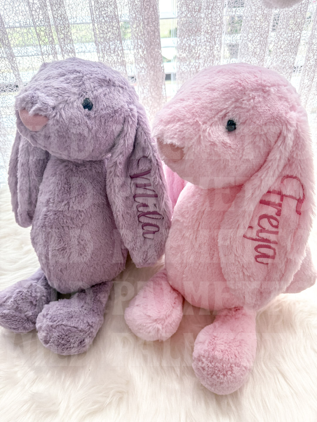 PERSONALIZED EMBROIDERED BUNNY