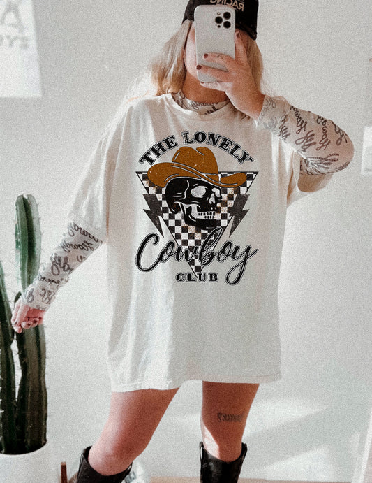 LONELY COWBOY CLUB TEE