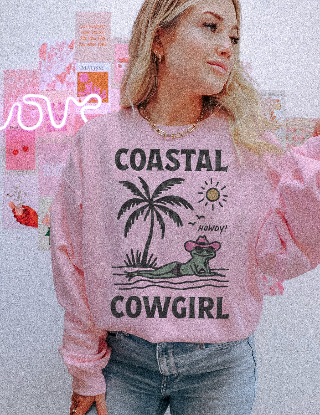 COASTAL COWGIRL SWEATSHIRT