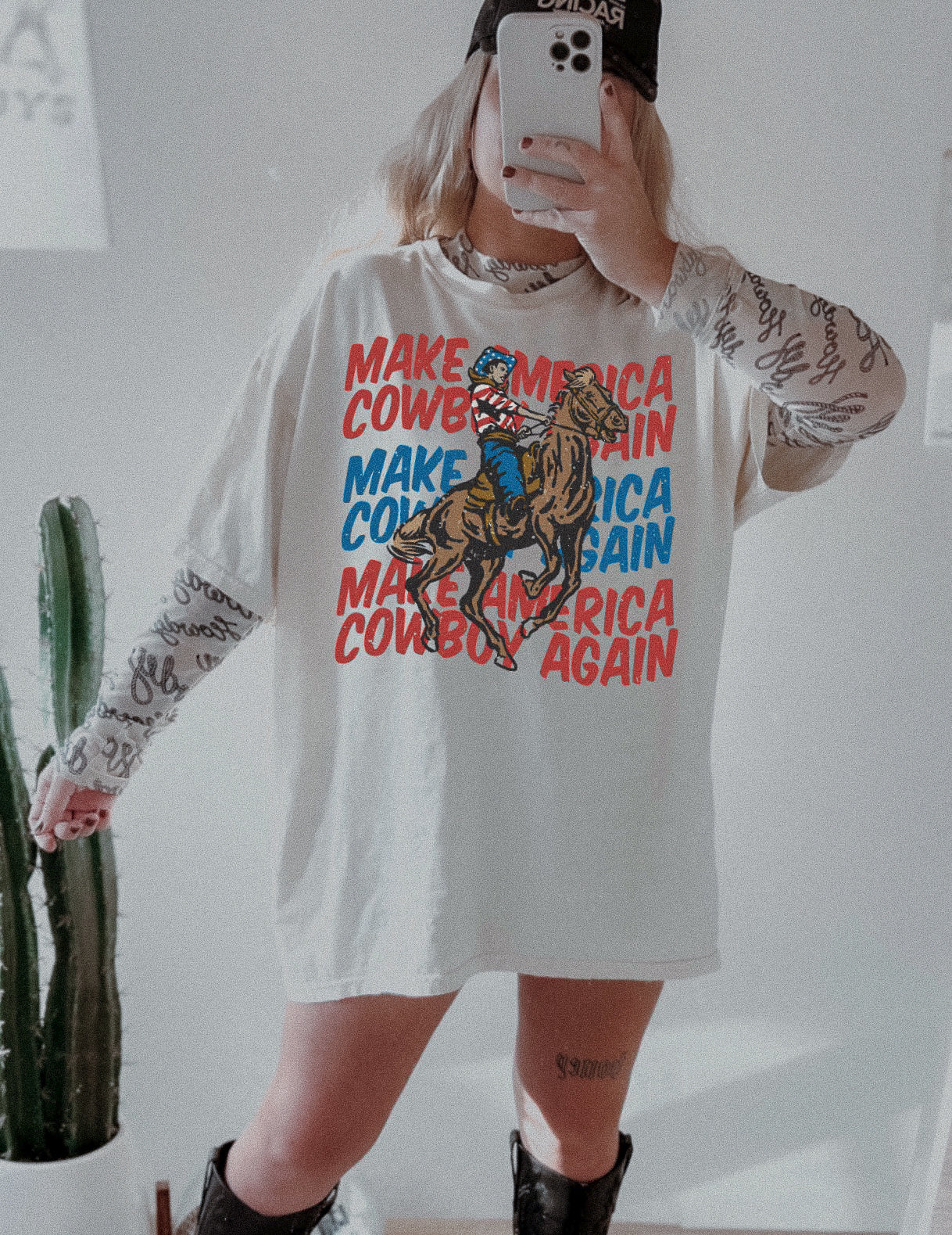 MAKE AMERICA COWBOY AGAIN TEE