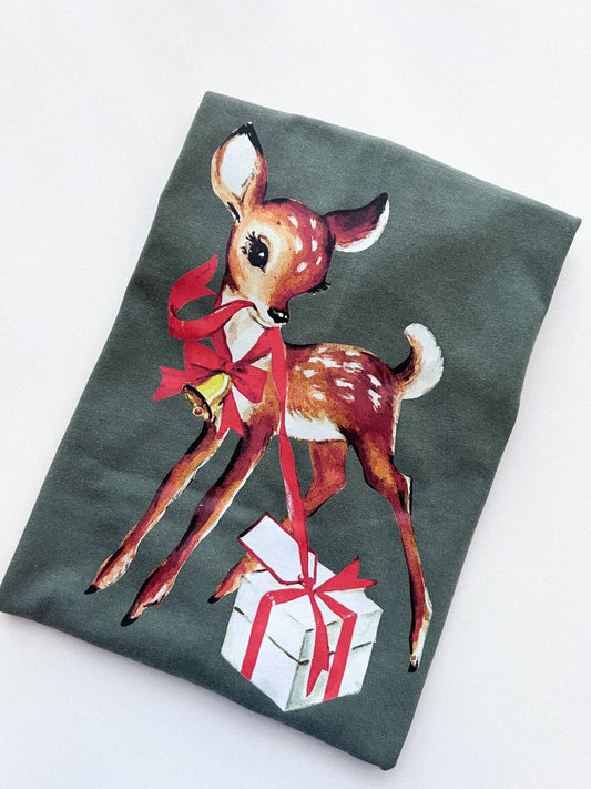 VINTAGE REINDEER TEE