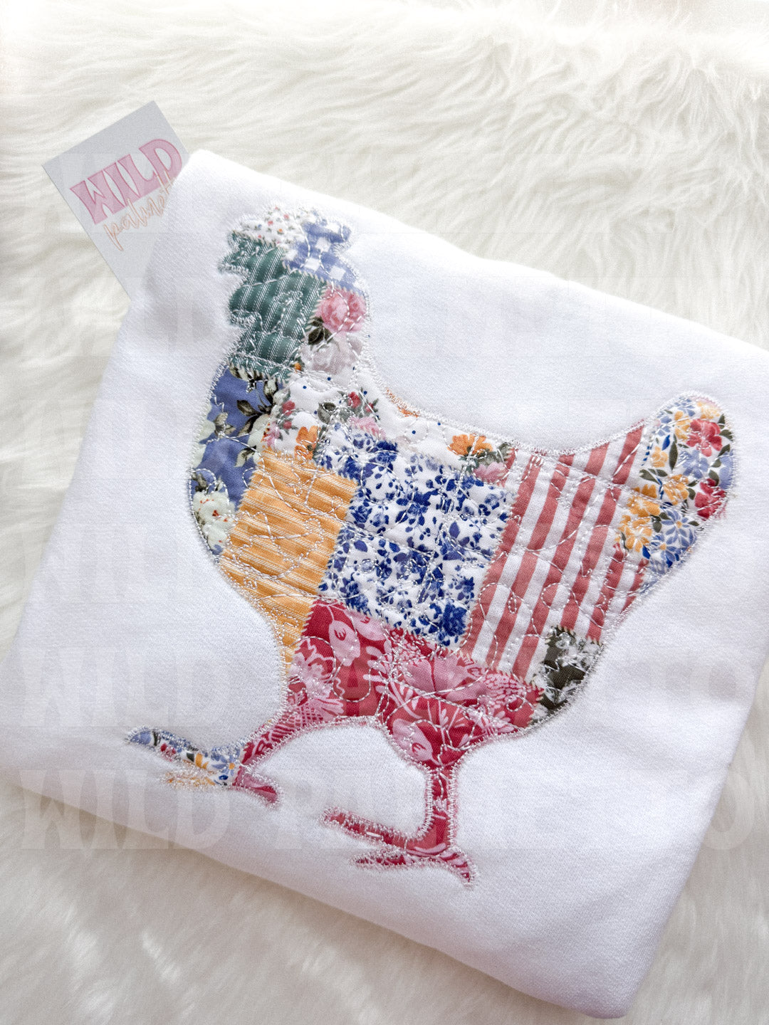 CHICKEN EMBROIDERED SWEATSHIRT *CUSTOMIZABLE*