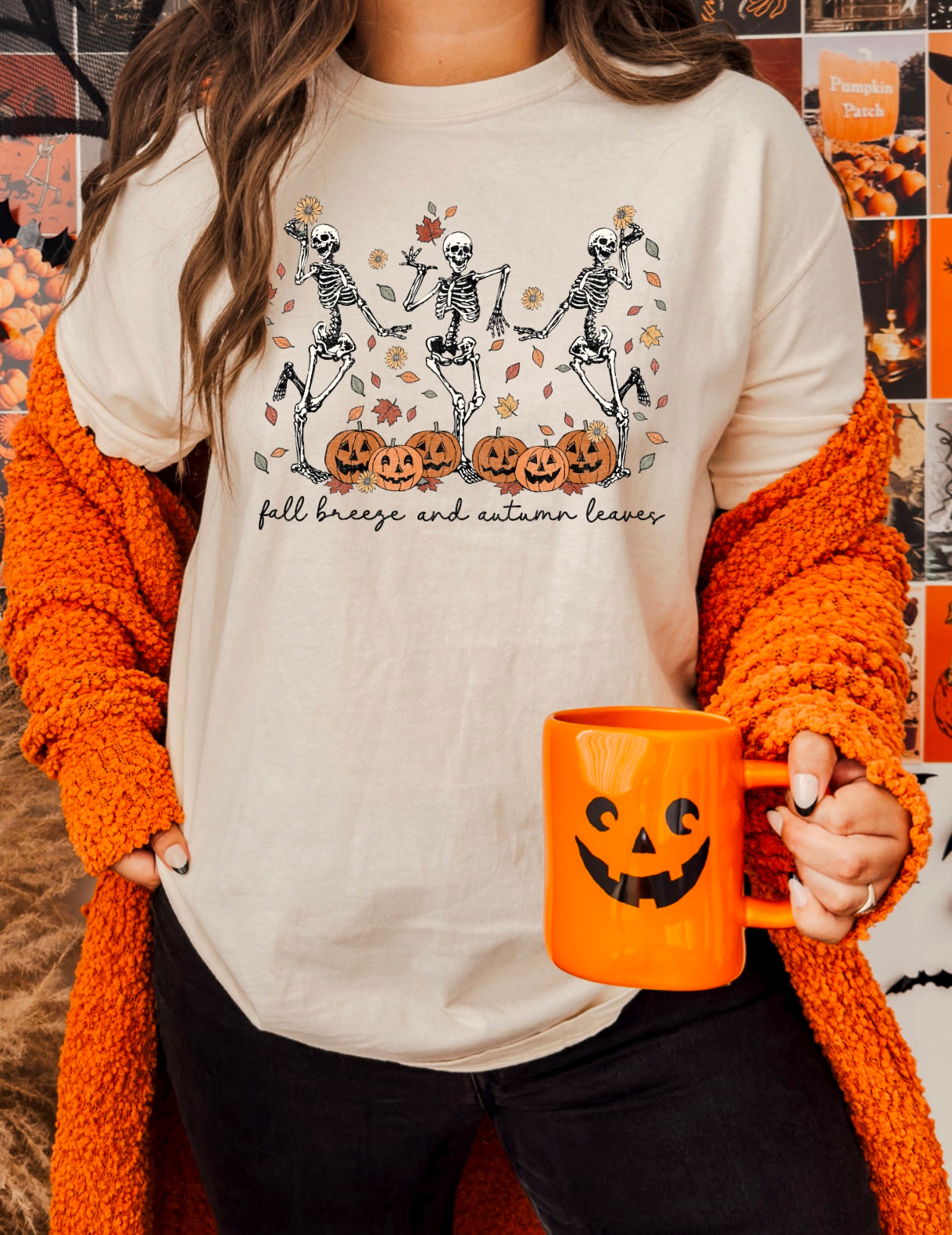 FALL BREEZE SKELLIES TEE