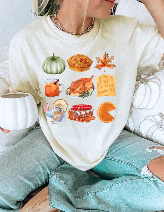THANKSGIVING COLLAGE TEE
