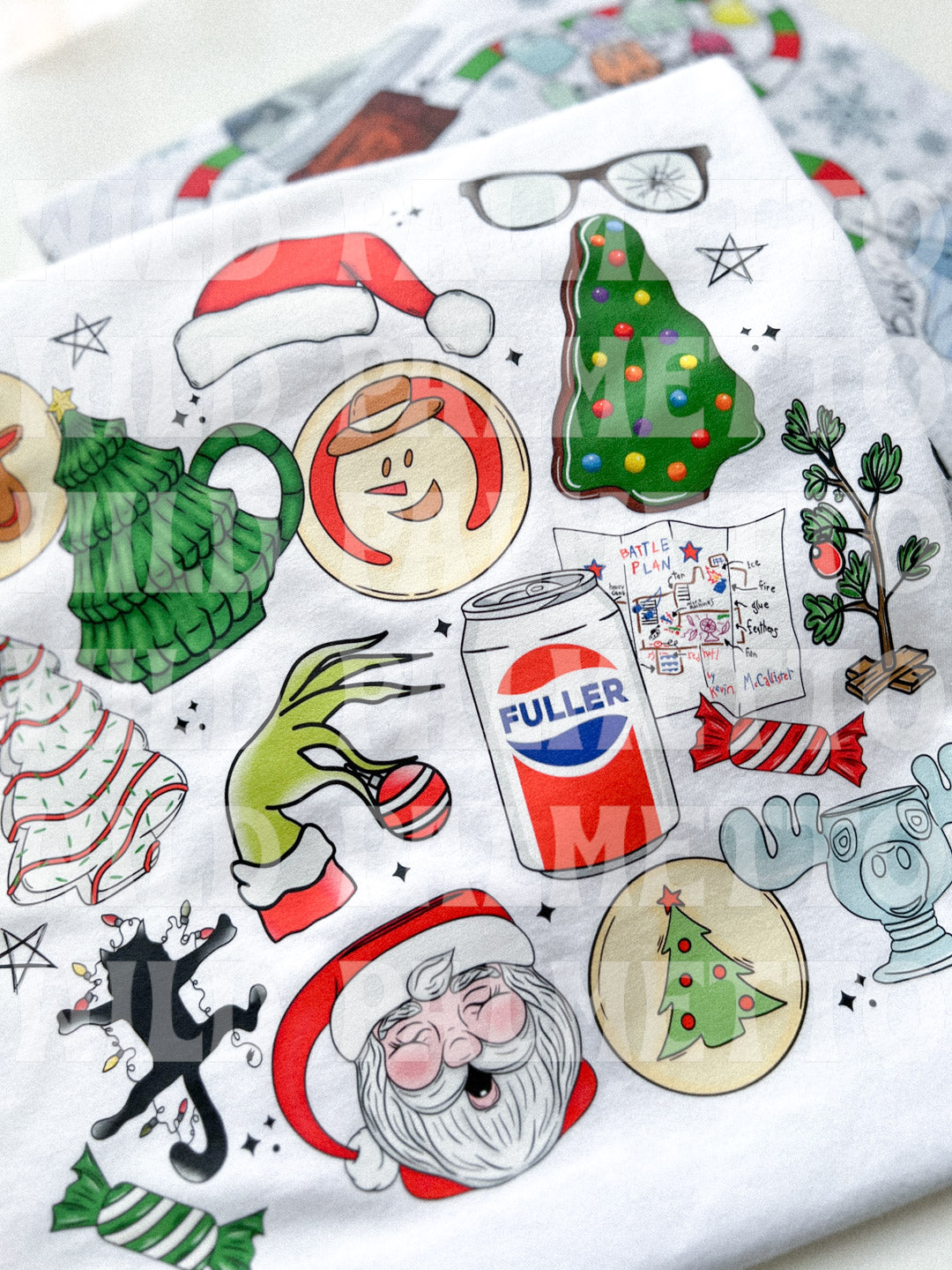 CHRISTMAS MOVIE COLLAGE TEE