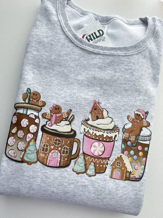 GINGERBREAD COFFEE SWEATSHIRT