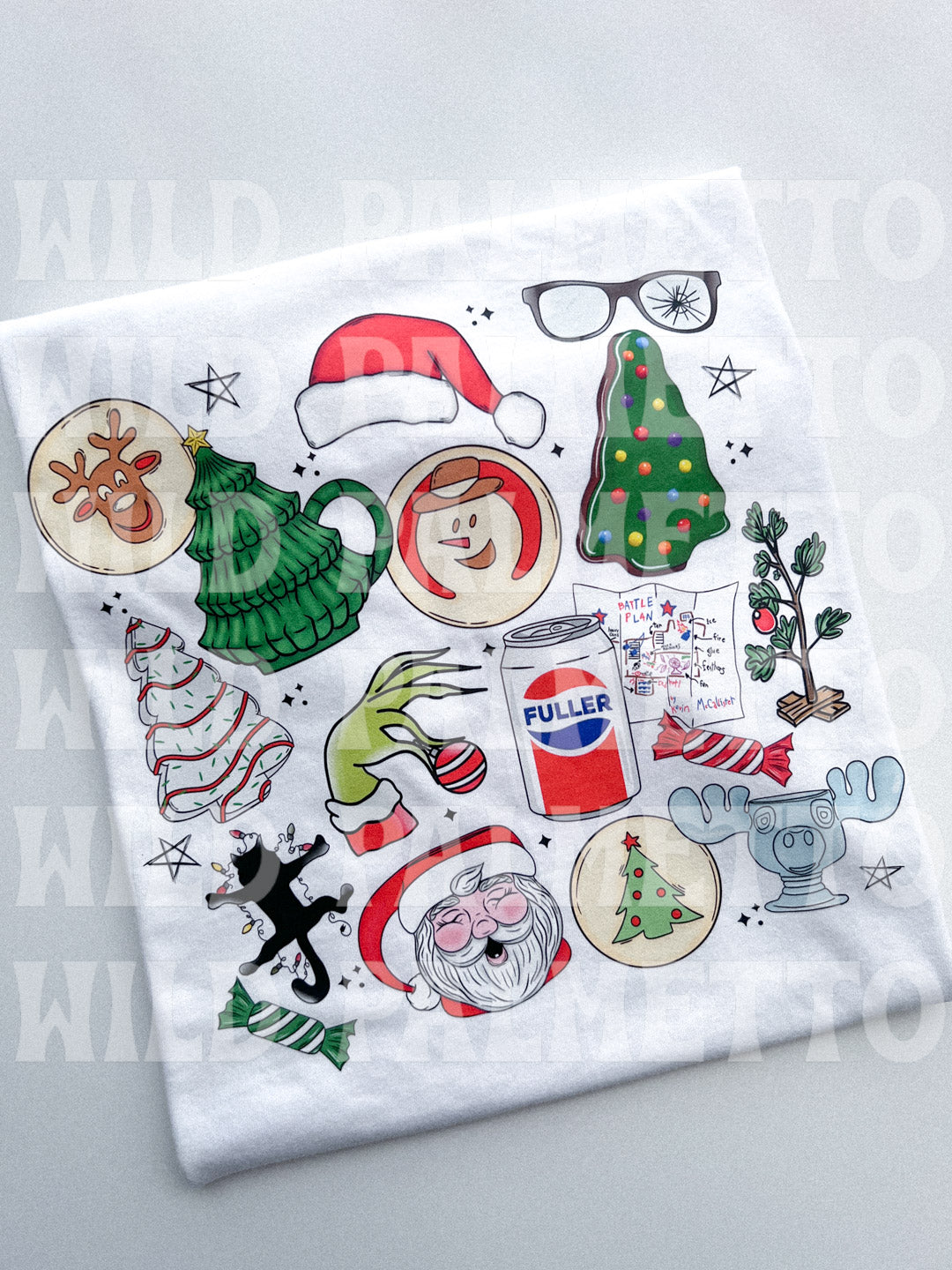 CHRISTMAS MOVIE COLLAGE TEE