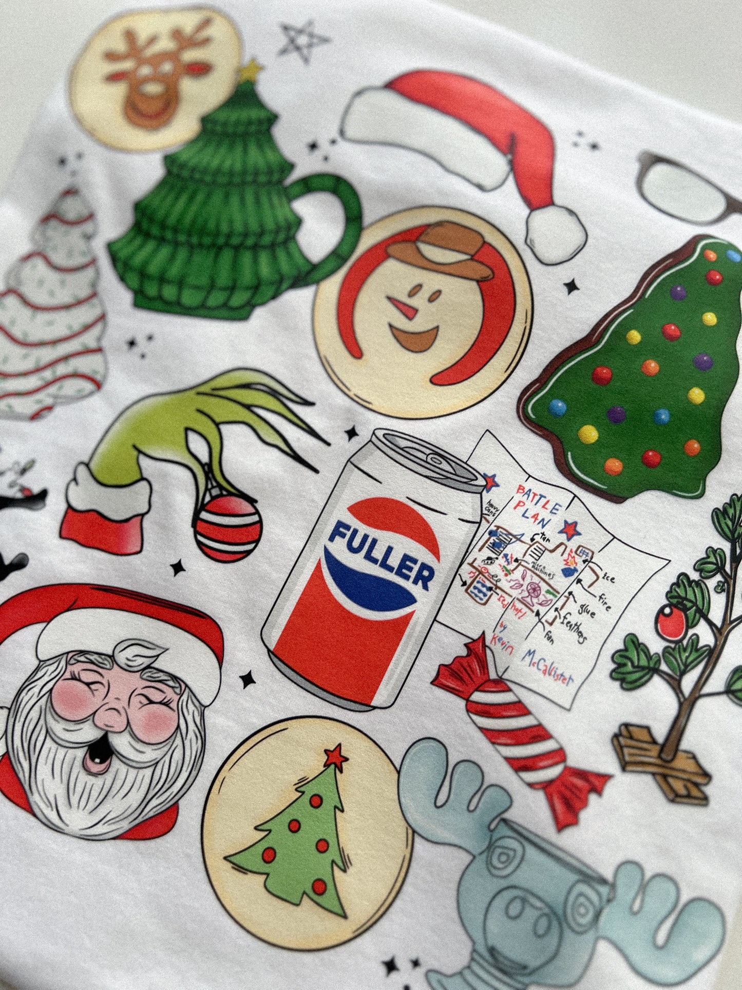 CHRISTMAS MOVIE COLLAGE SWEATSHIRT