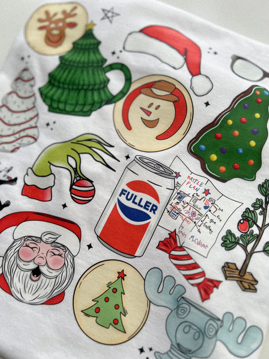 CHRISTMAS MOVIE COLLAGE SWEATSHIRT