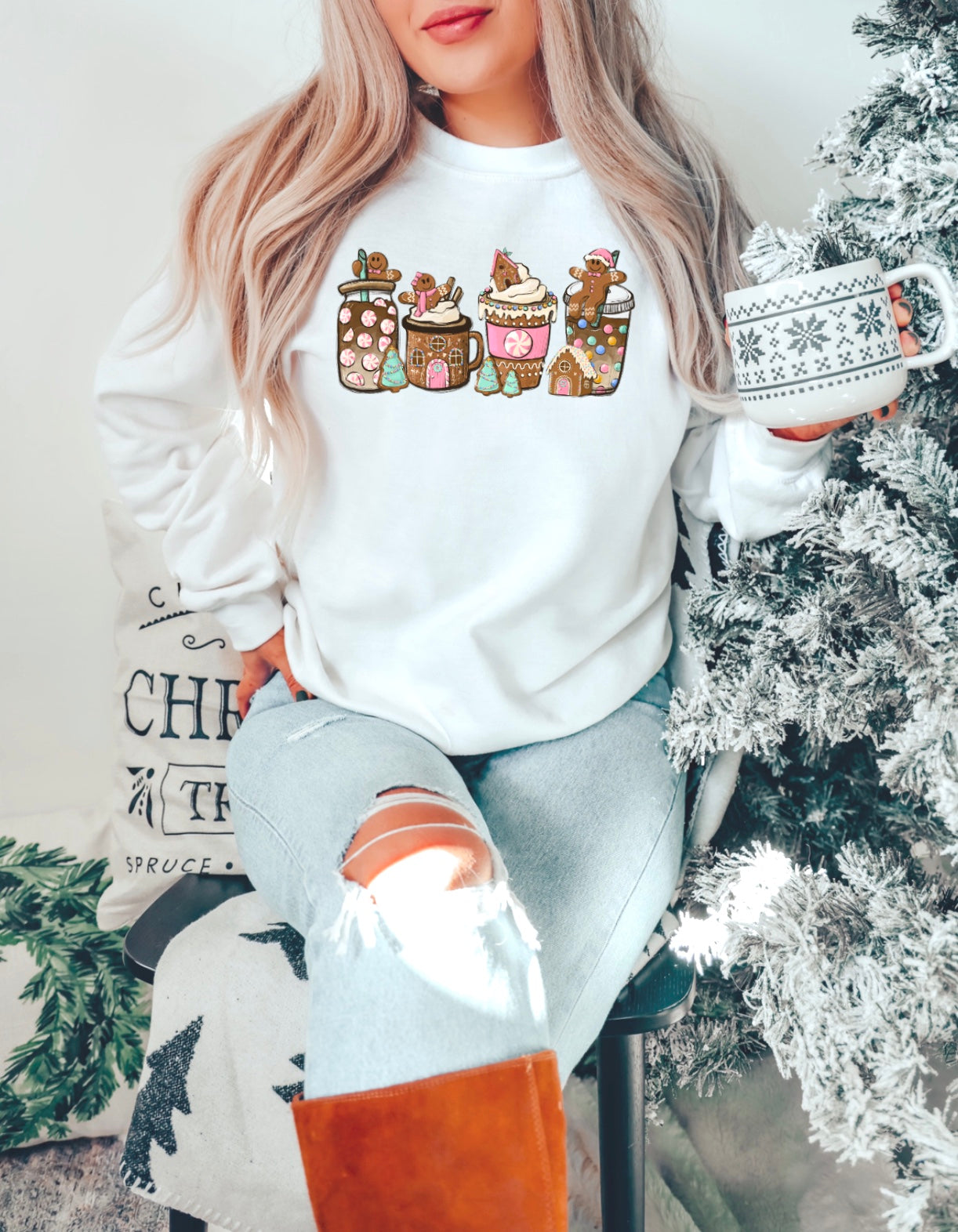GINGERBREAD COFFEE SWEATSHIRT